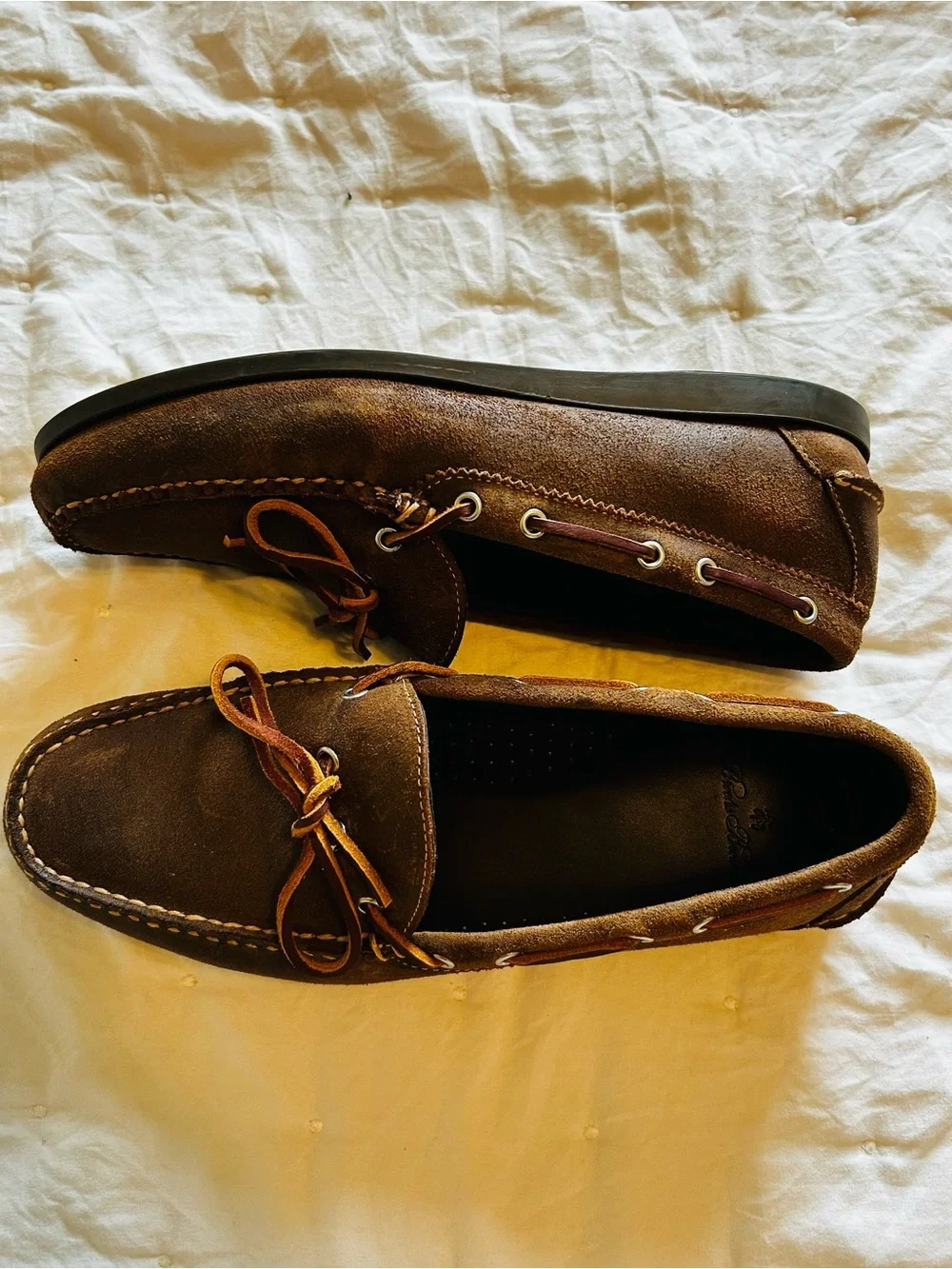 Brooks Brothers Brown Suede Boat Shoes